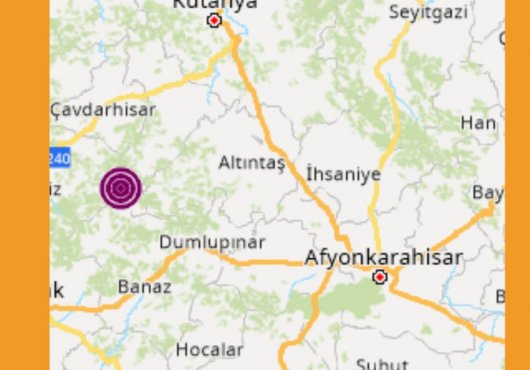 Kütahya'da 4.2 büyüklüğünde deprem